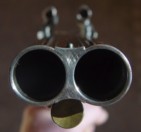 Bore view of Purdey Howdah pistol